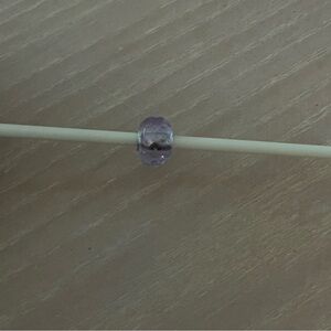 Trollbeads Retired Lavender Prism bead. TGLBE-10219.